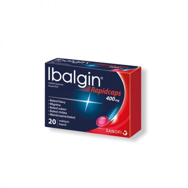 Ibalgin Rapidcaps 400 mg kapsuly 20 ks