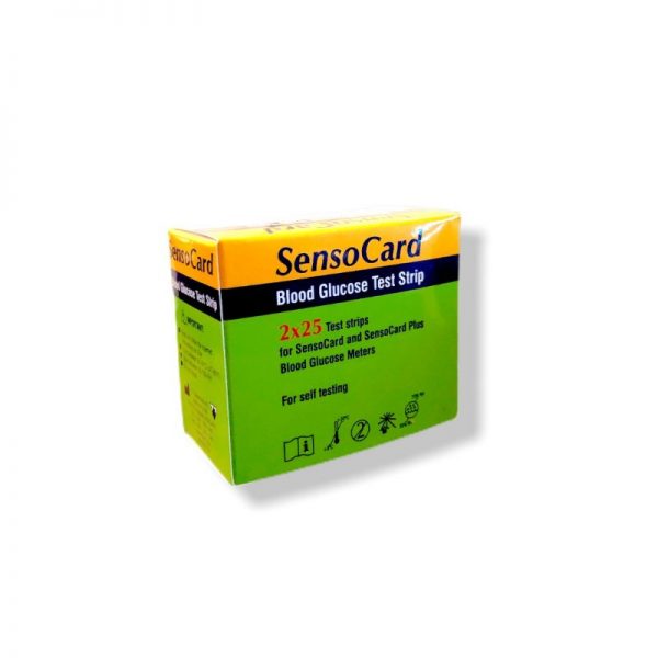 Senso Card testovacie prúžky, 50 ks