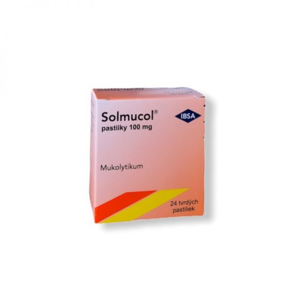 SOLMUCOL Pastilky 100 mg 24 pastiliek