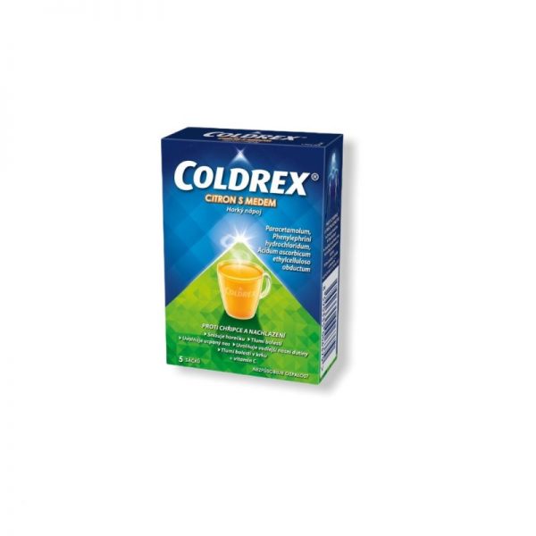 COLDREX Horúci nápoj Citrón s medom vrecúška 1x10 ks