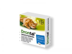 DRONTAL Tablety pre mačky 2 tablety