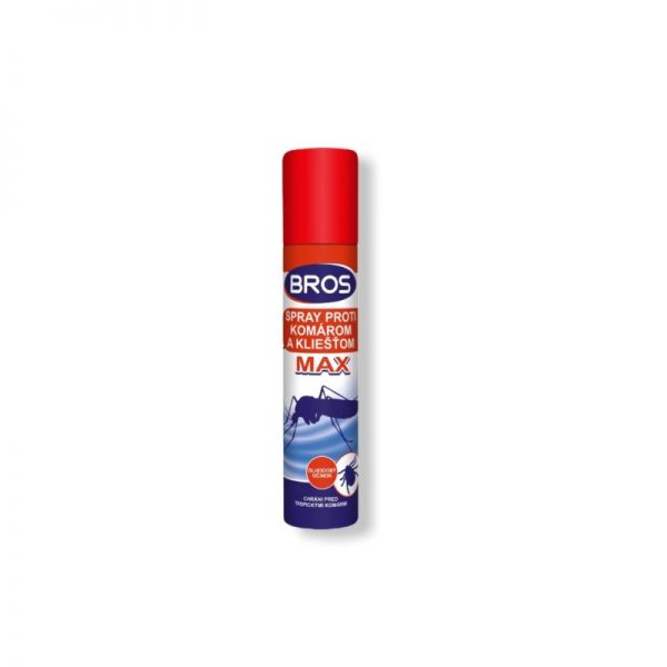 BROS MAX spray proti komárom a kliešťom 90ml