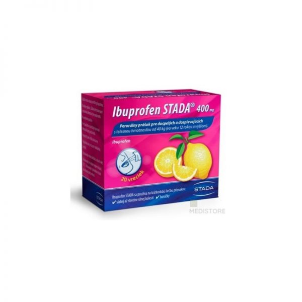 Ibuprofen STADA 400 mg perorálny prášok 1x20 ks