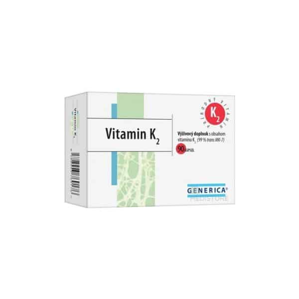 GENERICA Vitamin K2 kapsuly 1x90 ks