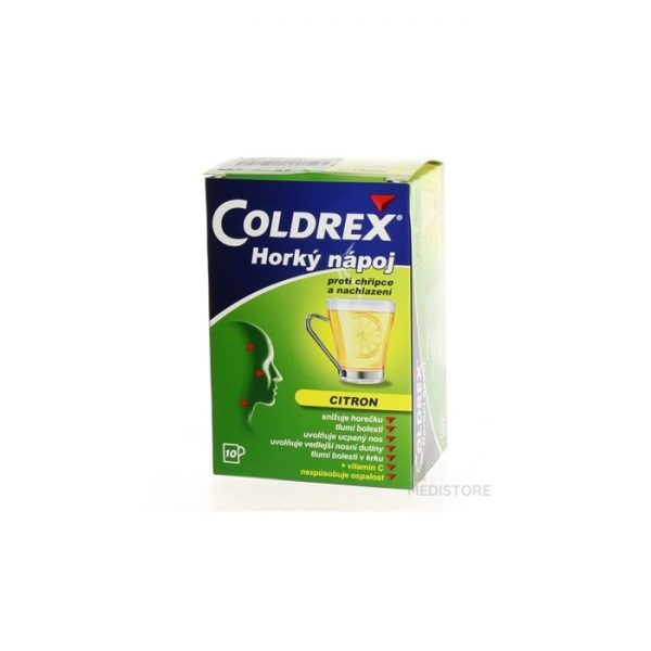 COLDREX Horúci nápoj citrón vrecúška 1x10 ks