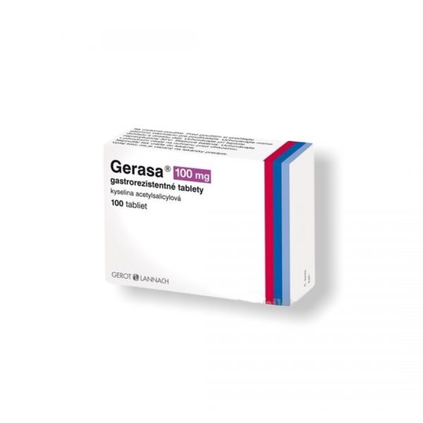 Gerasa 100 mg gastrorezistentné tablety 1x100 ks