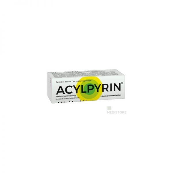 ACYLPYRIN 500 mg šumivé tablety 1x15 ks
