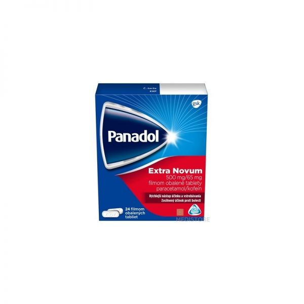 Panadol Extra Novum 500 mg/65 mg tablety 1x24 ks