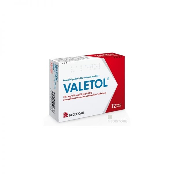 VALETOL tablety 1x12 ks