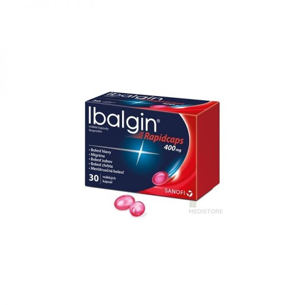 Ibalgin Rapidcaps 400 mg kapsuly 30 ks