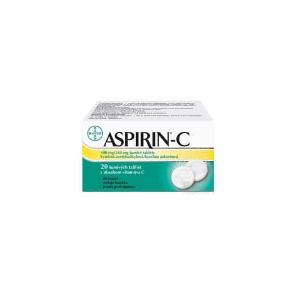 ASPIRIN-C 400 mg/240 mg šumivé tablety 1x20 ks