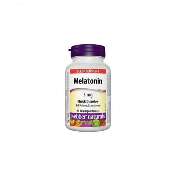 Webber Naturals Melatonin 3 mg