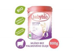BABYBIO OPTIMA 3 Croissance dojčenské bio mlieko (800 g)