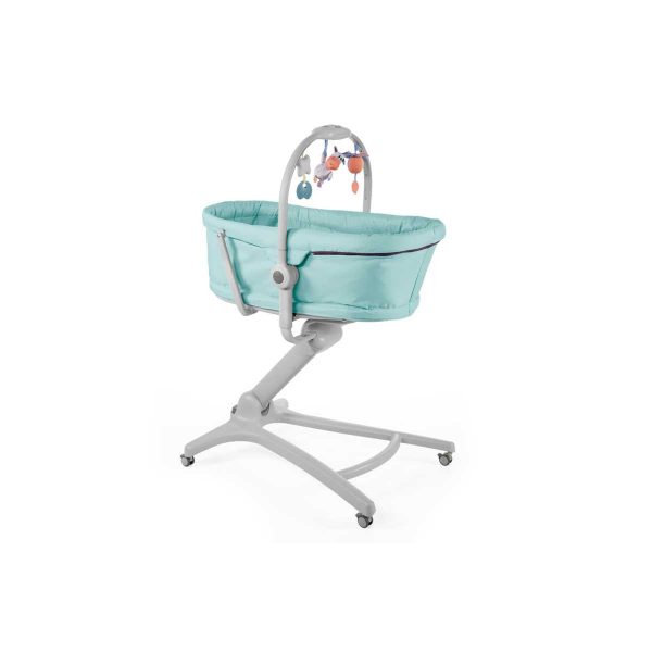 CHICCO Postieľka/lehátko/stolička Baby Hug 4v1 - Aquarelle