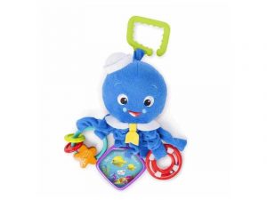 DISNEY BABY Hračka aktívna chobotnička na C krúžku Octopus™ 0m+