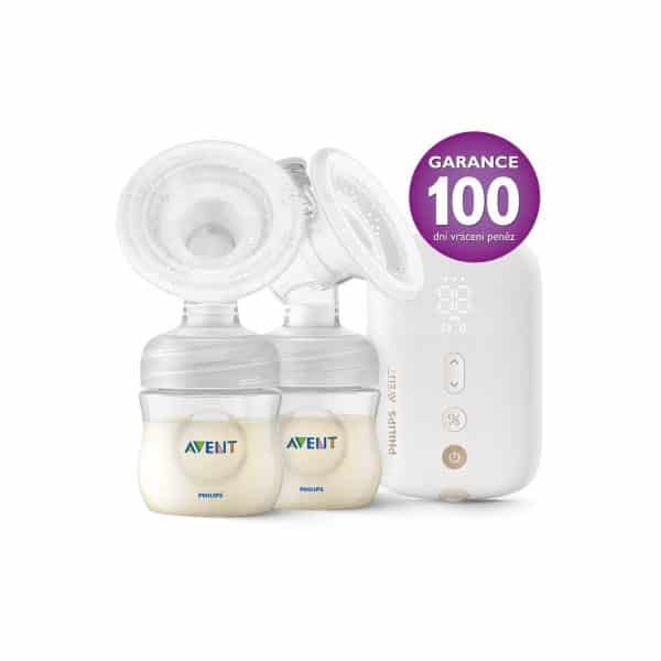 Philips AVENT Odsávačka materského mlieka elektronická nabíjacia DUO SCF398
