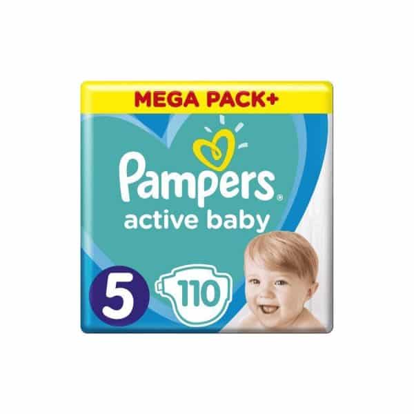 PAMPERS Plienky Active Baby 5 JUNIOR 11-16kg 110ks