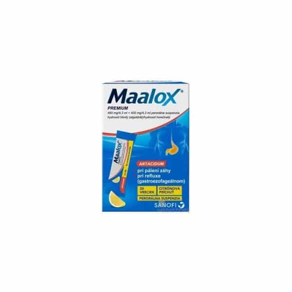 MAALOX Premium 460 mg/400 mg (vrecko) 20x4,3 ml