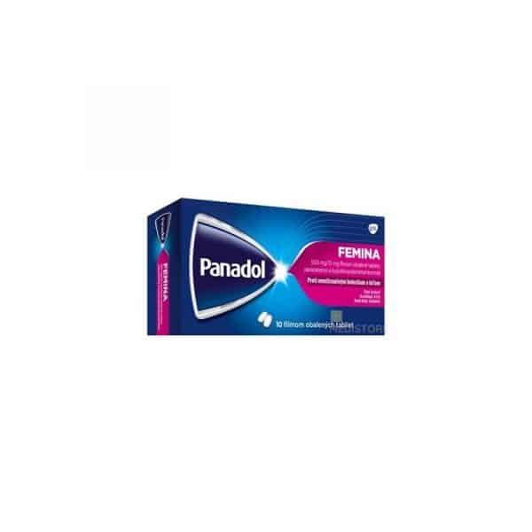 PANADOL FEMINA 500 mg/10 mg tablety 1x10 ks